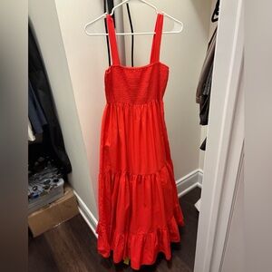 Zara Maxi Poplin Dress